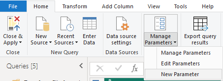 incremental refresh parameters