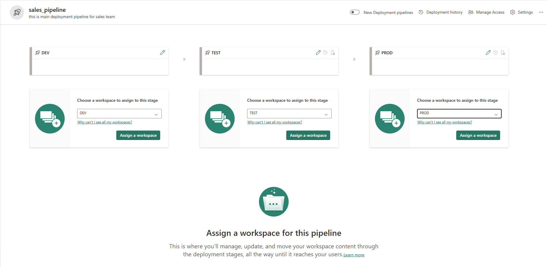 Power BI Deployment Pipelines deployment pipelines pic 6
