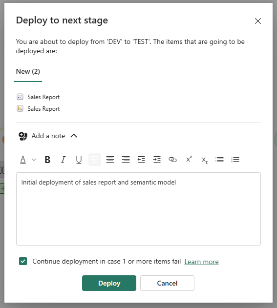 Power BI Deployment Pipelines deployment pipelines pic 9