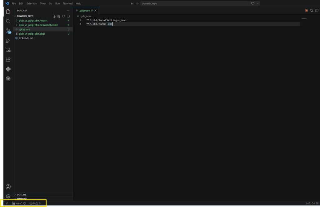 Git integration in Power BI git integration img 10