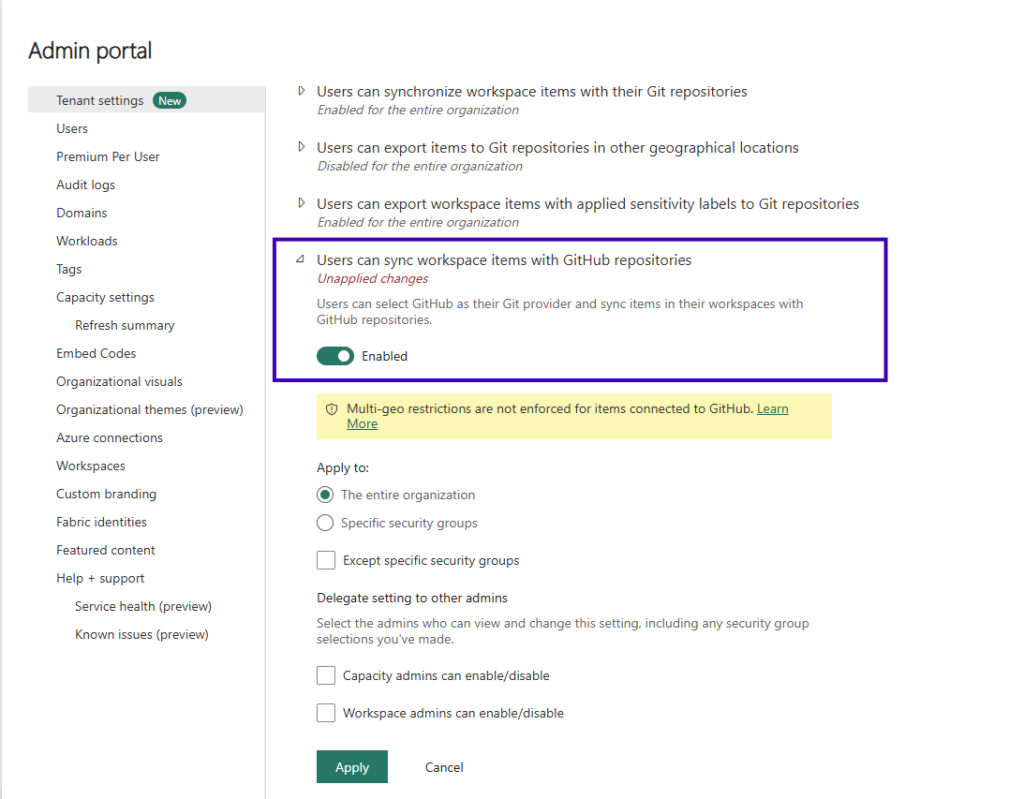 Git integration in Power BI git integration img 19