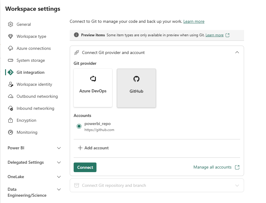 Git integration in Power BI git integration img 21