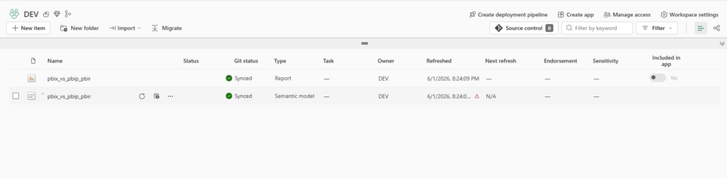 Git integration in Power BI git integration img 24